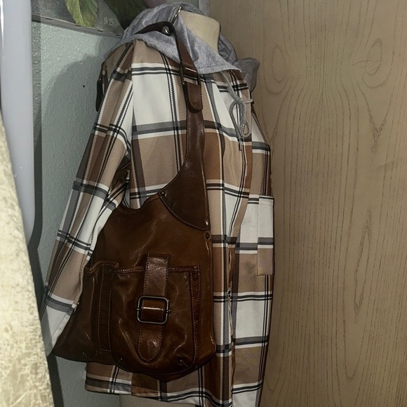 Banana republic large leather hobo bag unisex - Picture 14 of 16